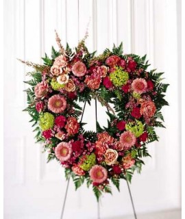 Eternal Rest Heart Wreath Eternal Rest Heart Wreath